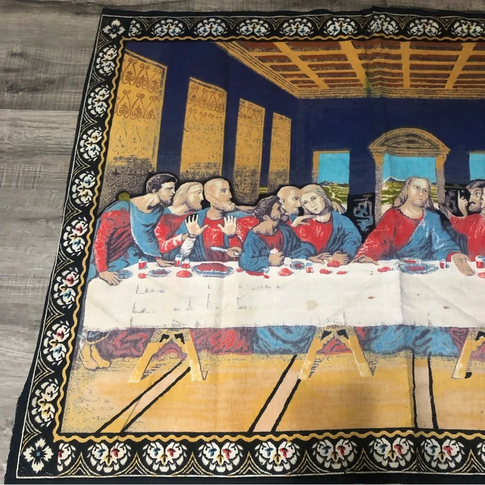 The Last Supper vintage tapestry